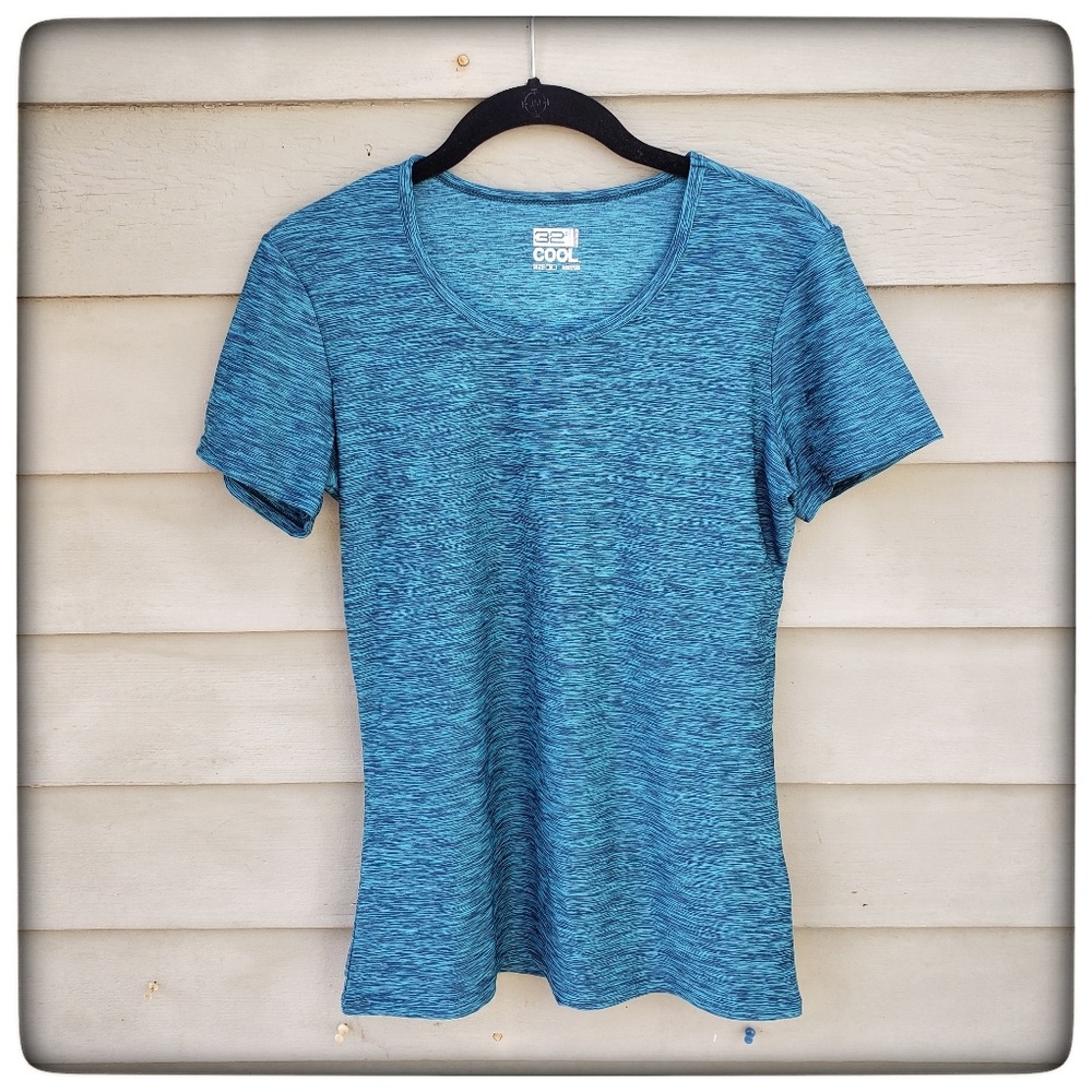 32 Degrees S/S Scoop Neck Top, size Medium